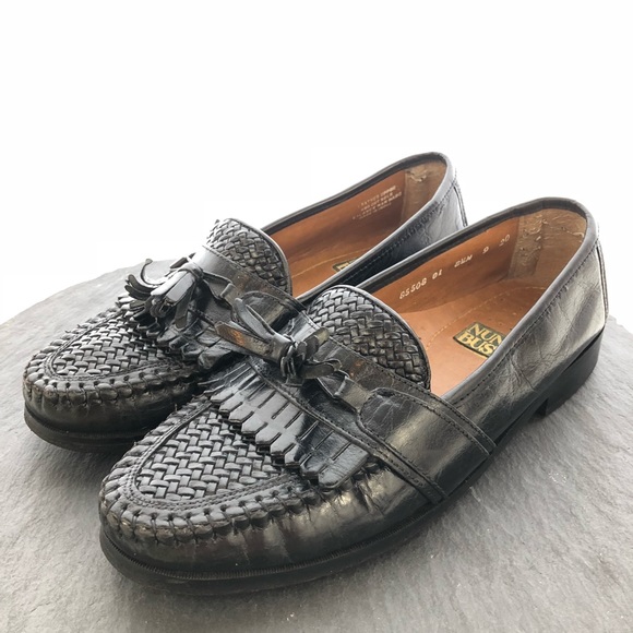 Nunn Bush Other - Nunn Bush black weaves leather loafers men’s Sz 9